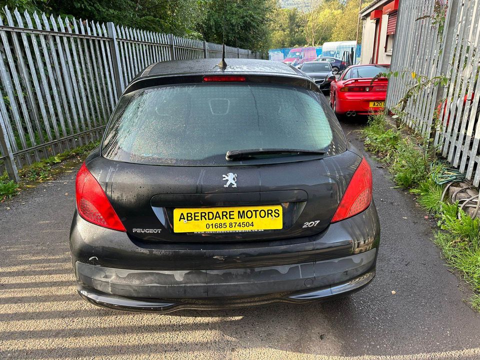 2007 Peugeot 207 aberdare motors