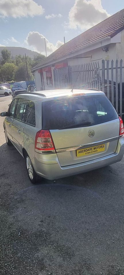 2008 Vauxhall zafira aberdare motors